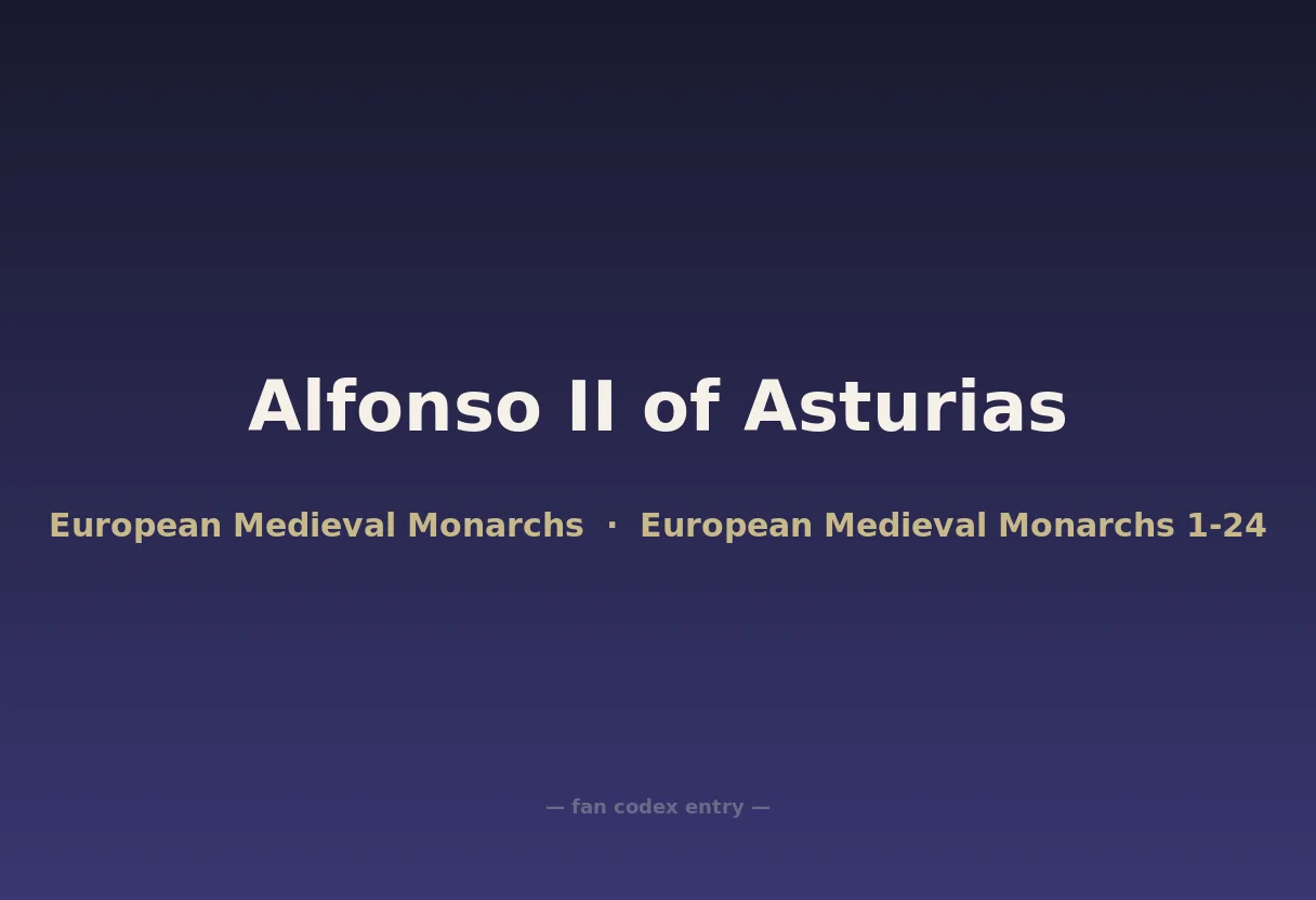 Alfonso II of Asturias