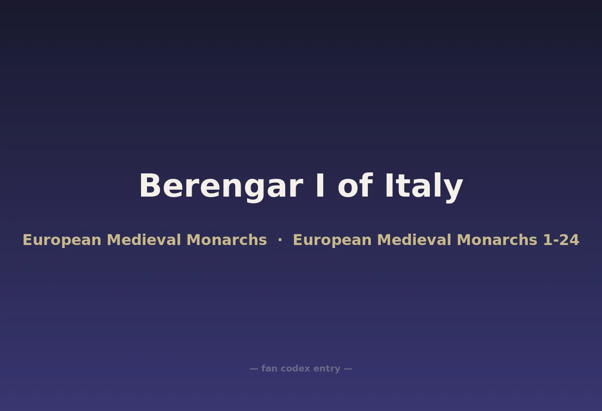 Berengar I of Italy